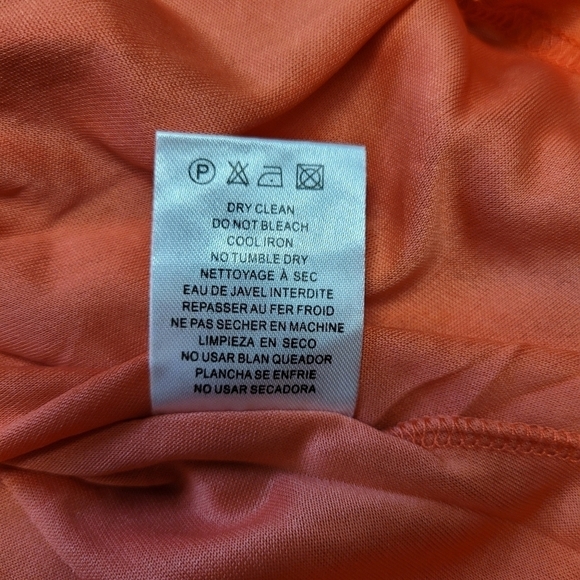 Lucy Paris Peach And Orange-Coral Flowy Maxi Dress - Picture 7 of 10